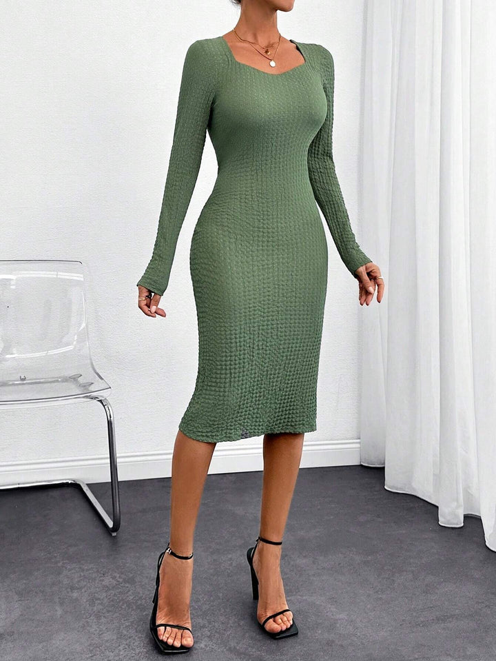 Rochie maxi Shein, verde