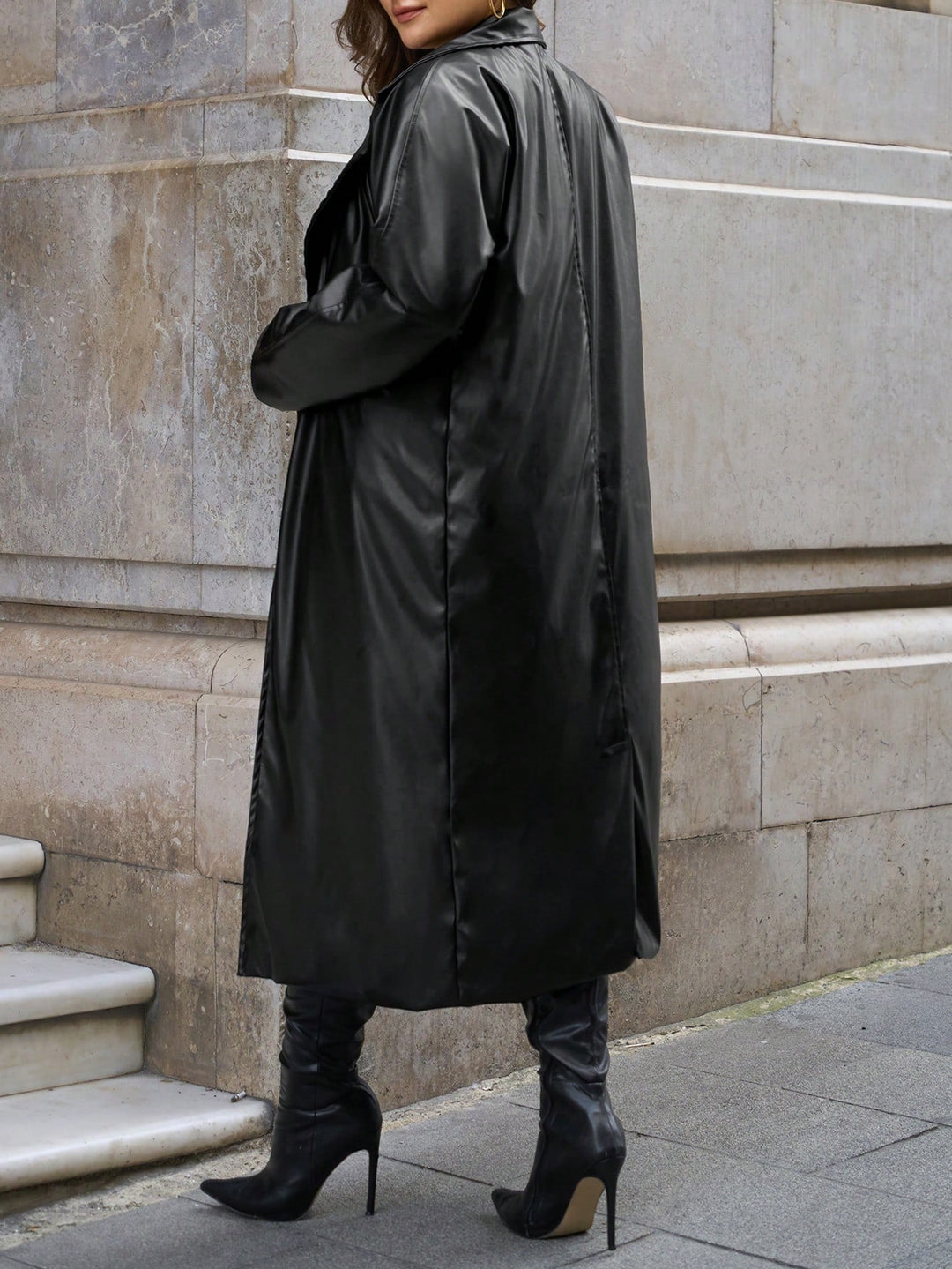 Trench SHEIN, negru