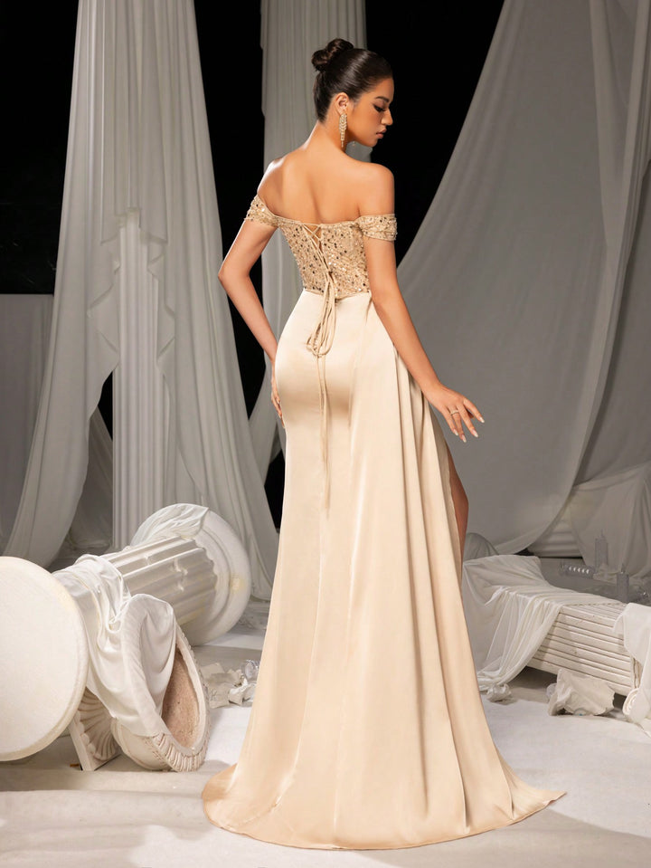 Rochie SHEIN, auriu