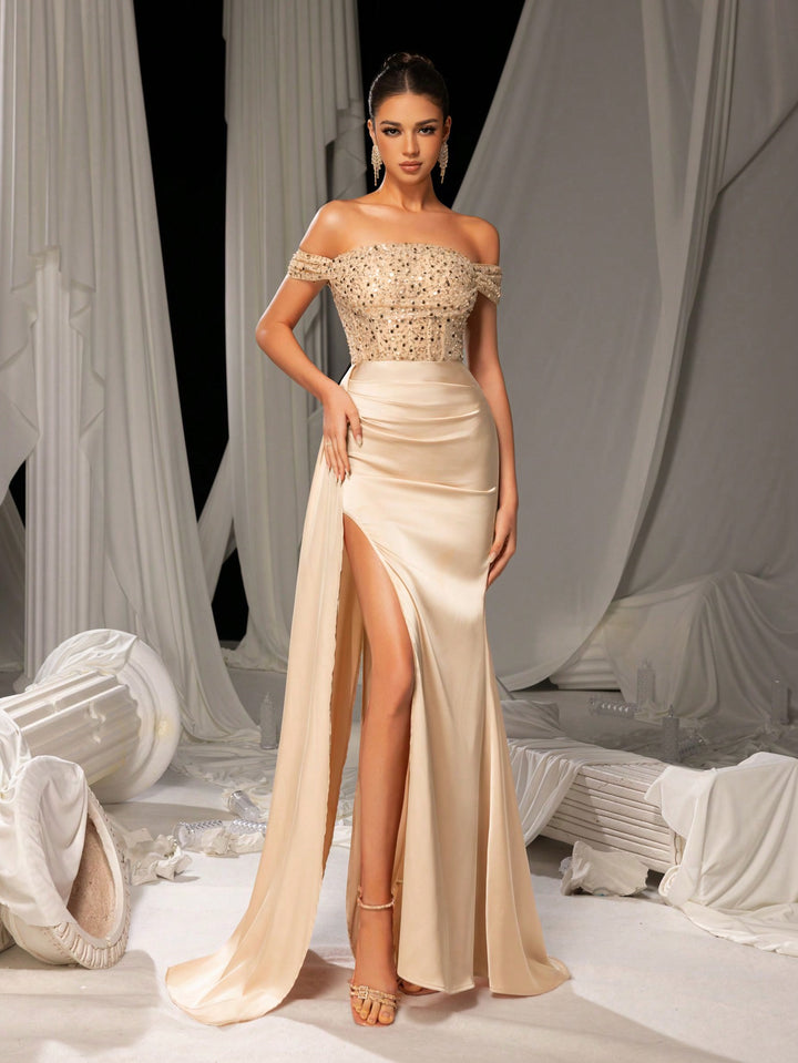 Rochie SHEIN, auriu