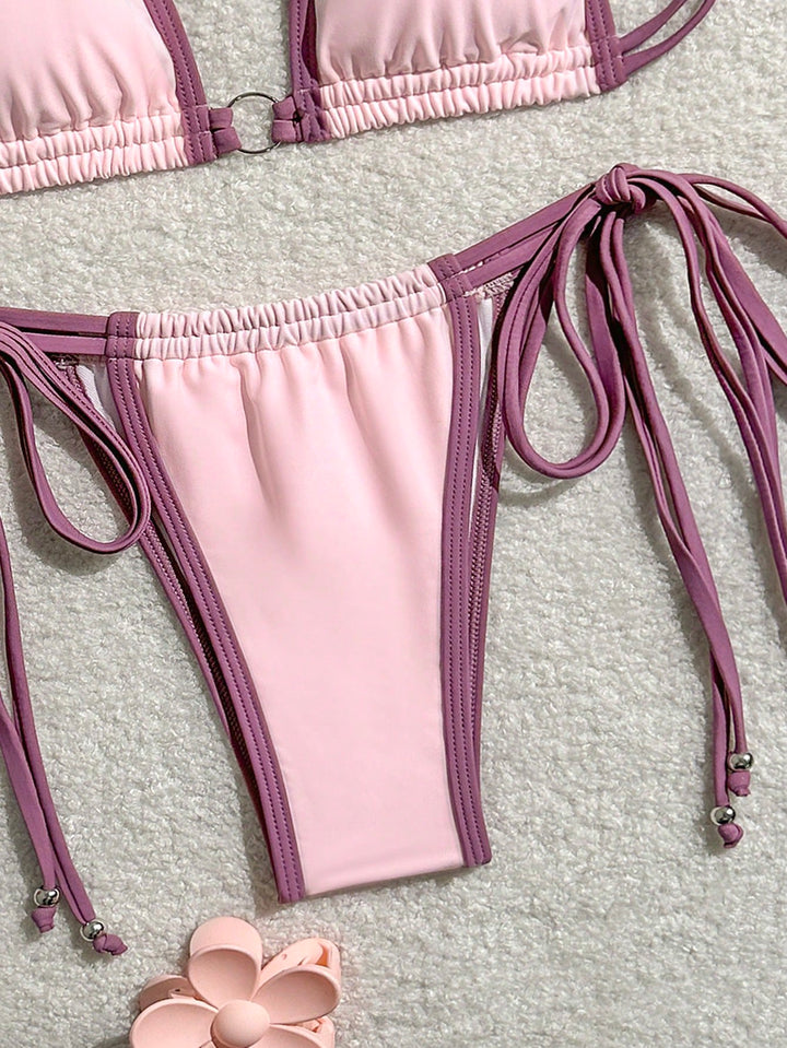 Set bikini SHEIN, roz