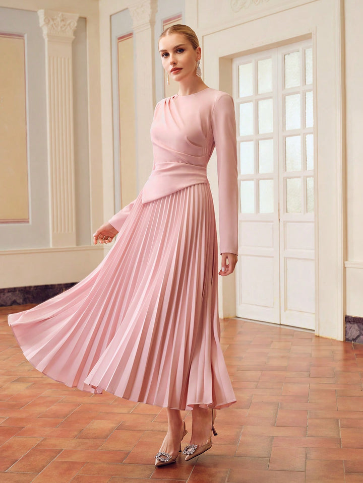 Rochie midi SHEIN, roz