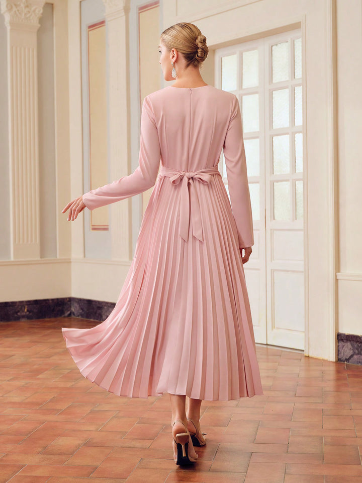 Rochie midi SHEIN, roz
