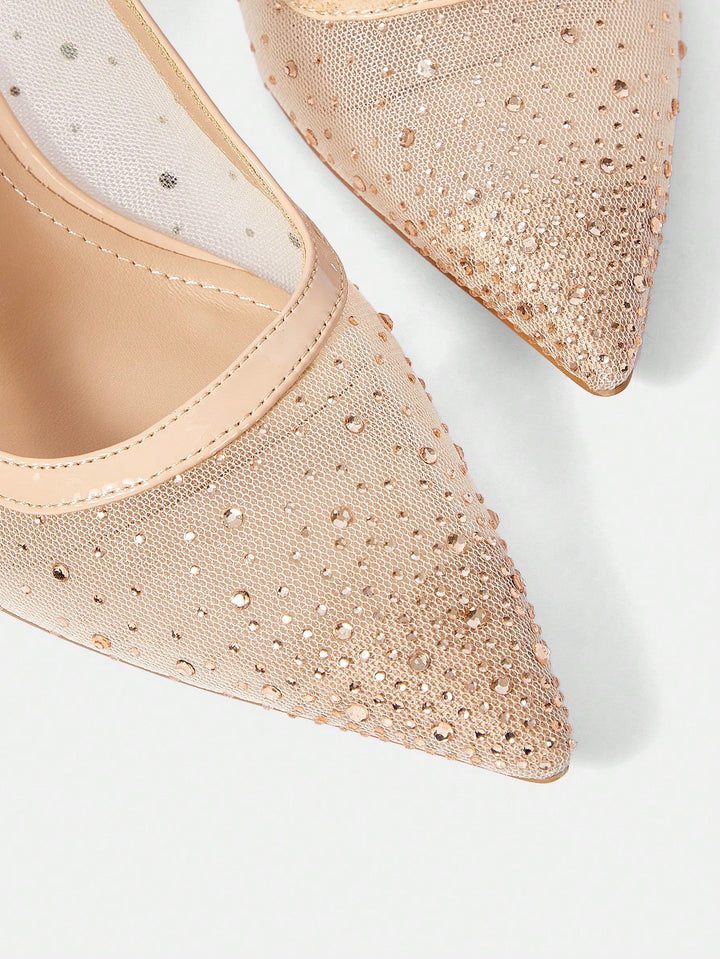 Pantofi cu toc SHEIN, bej
