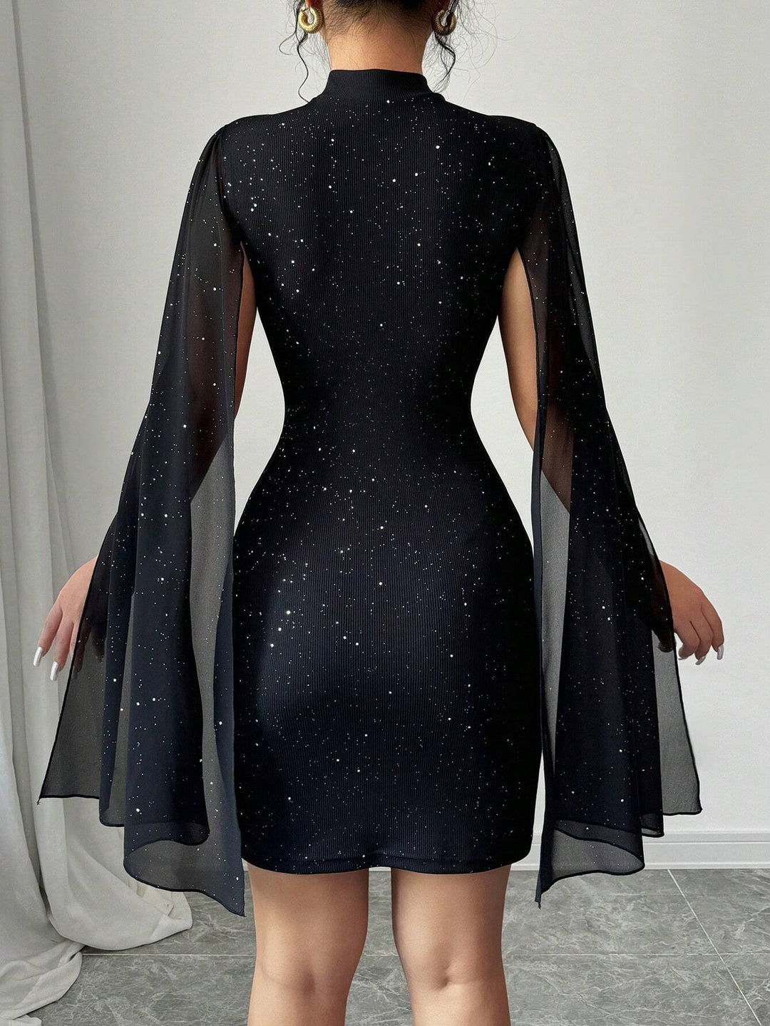 Rochie mini SHEIN, negru