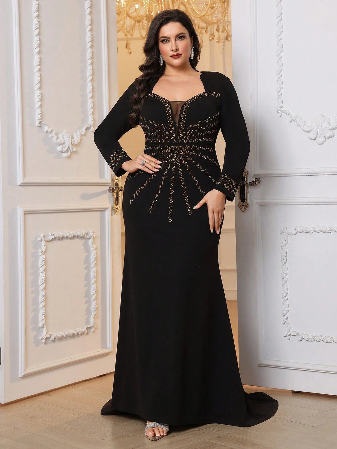 Rochie de ocazie SHEIN, negru