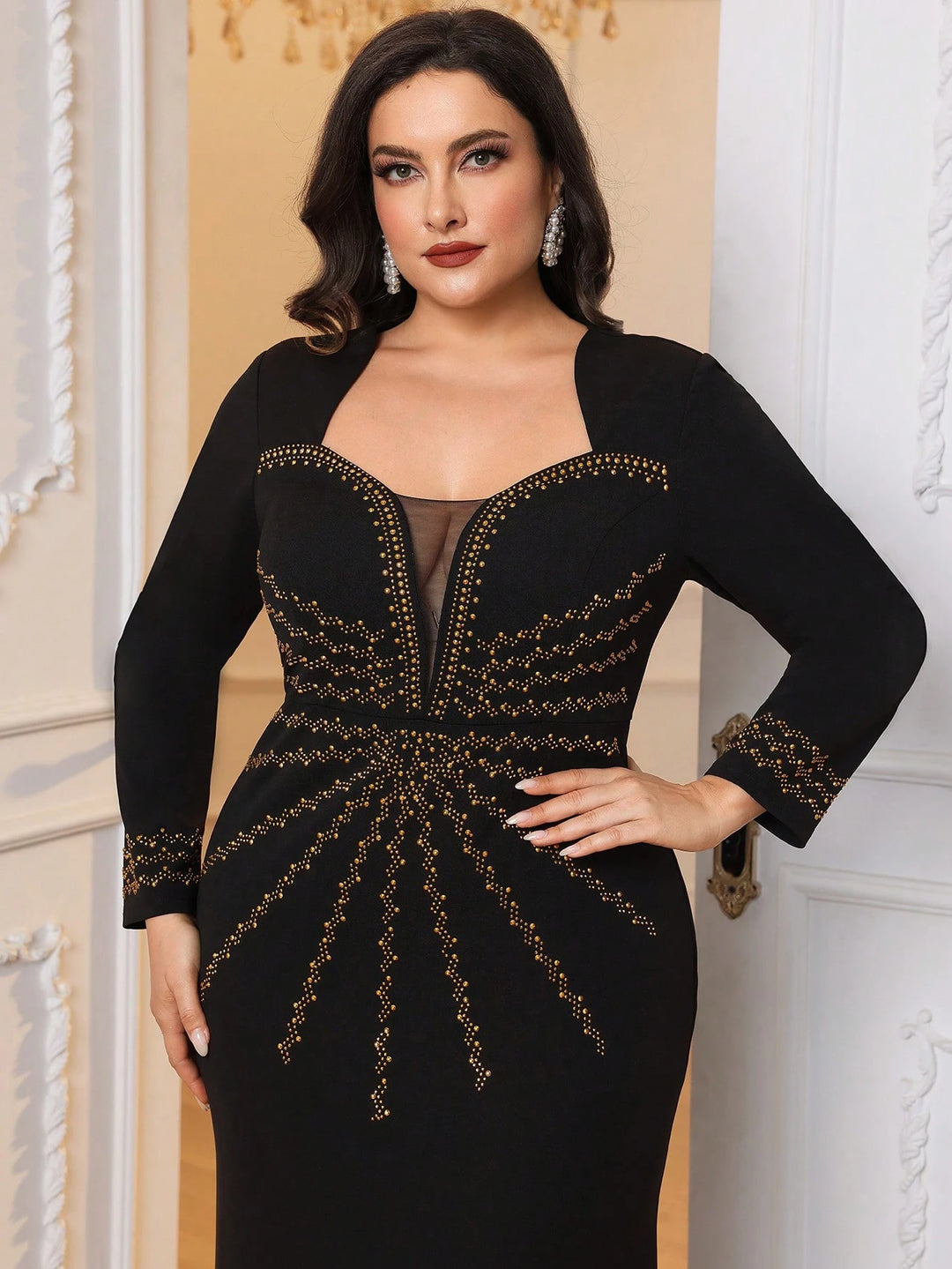 Rochie de ocazie SHEIN, negru