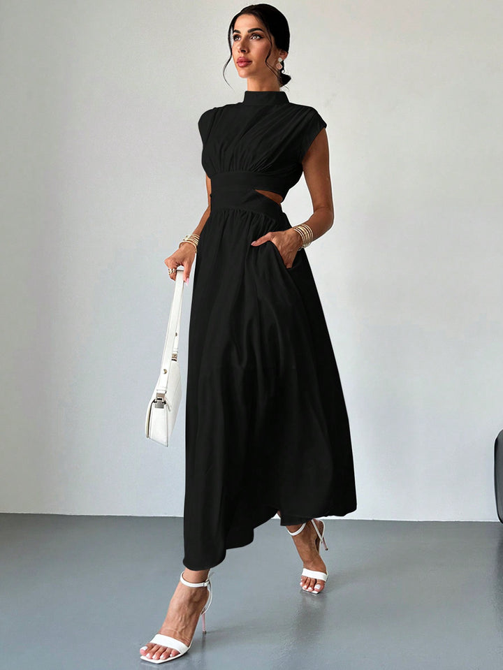 SHEIN maxi ruha, fekete