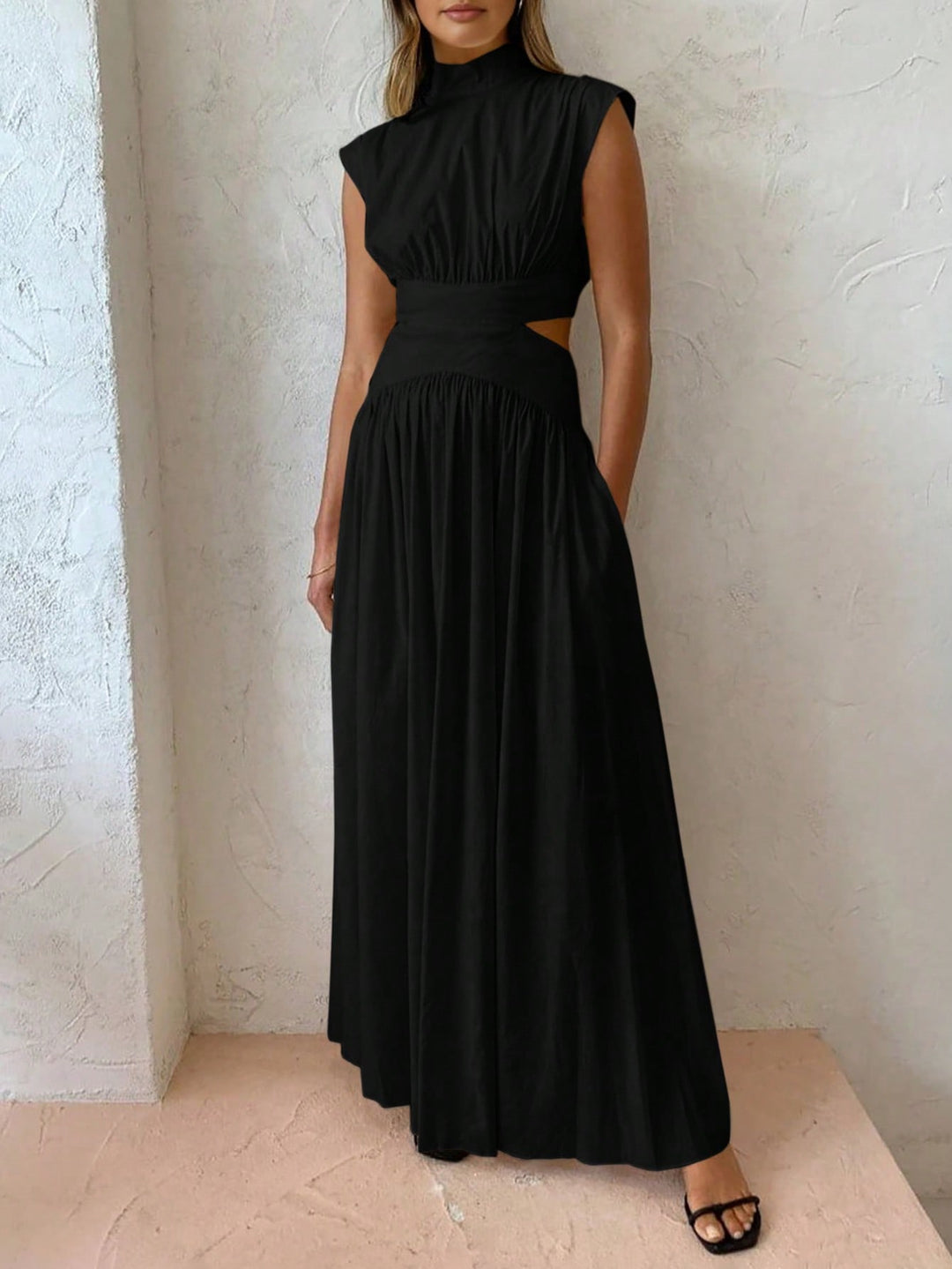 SHEIN maxi ruha, fekete