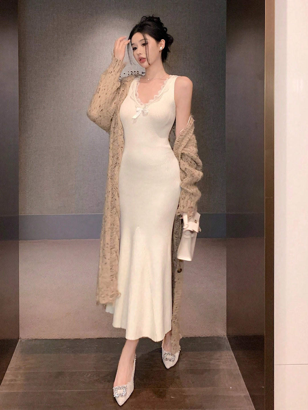Rochie SHEIN, alb