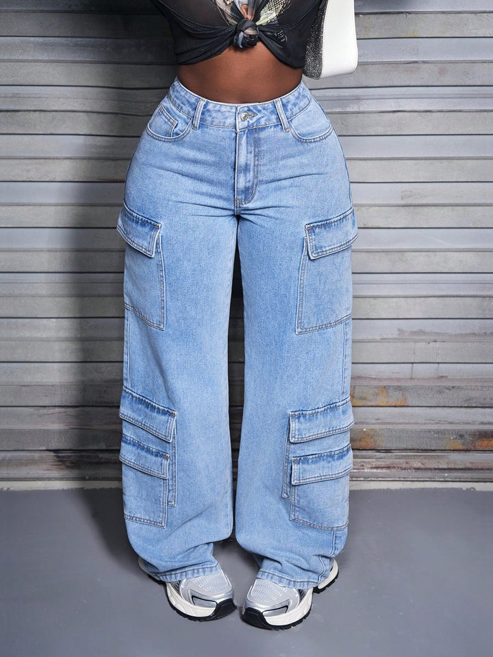 Jeans SHEIN, albastru