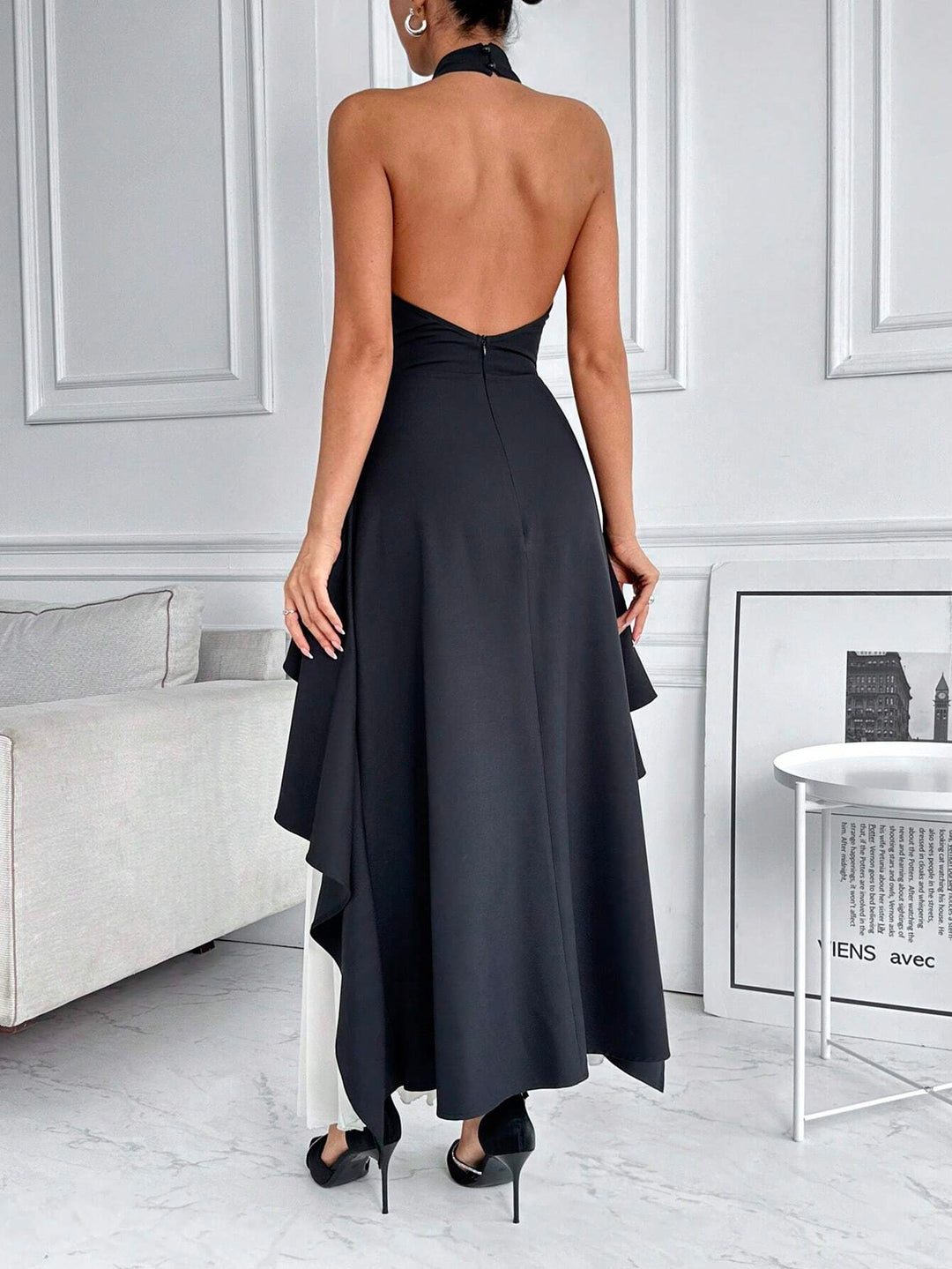 Rochie maxi Shein, mix culori