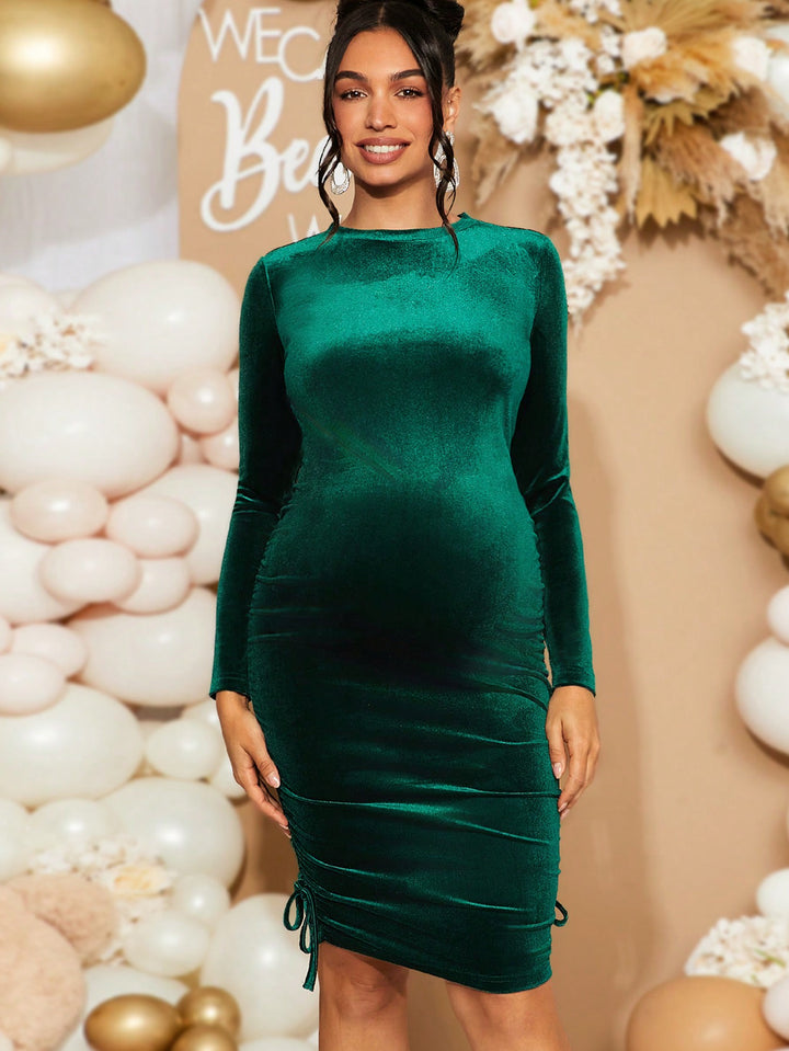 Rochie midi SHEIN, verde
