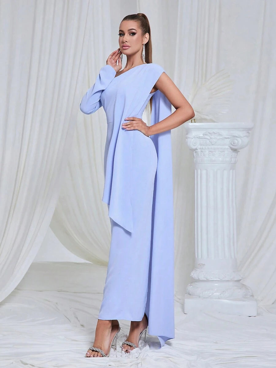Rochie maxi SHEIN, albastru