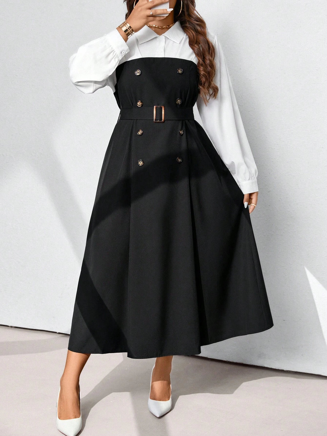 Rochie maxi SHEIN, mix culori