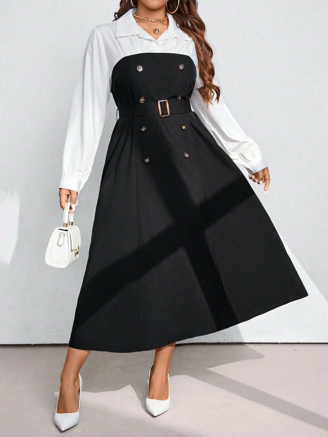 Rochie maxi SHEIN, mix culori