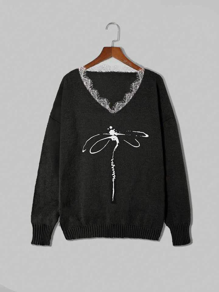 Pulover SHEIN, negru
