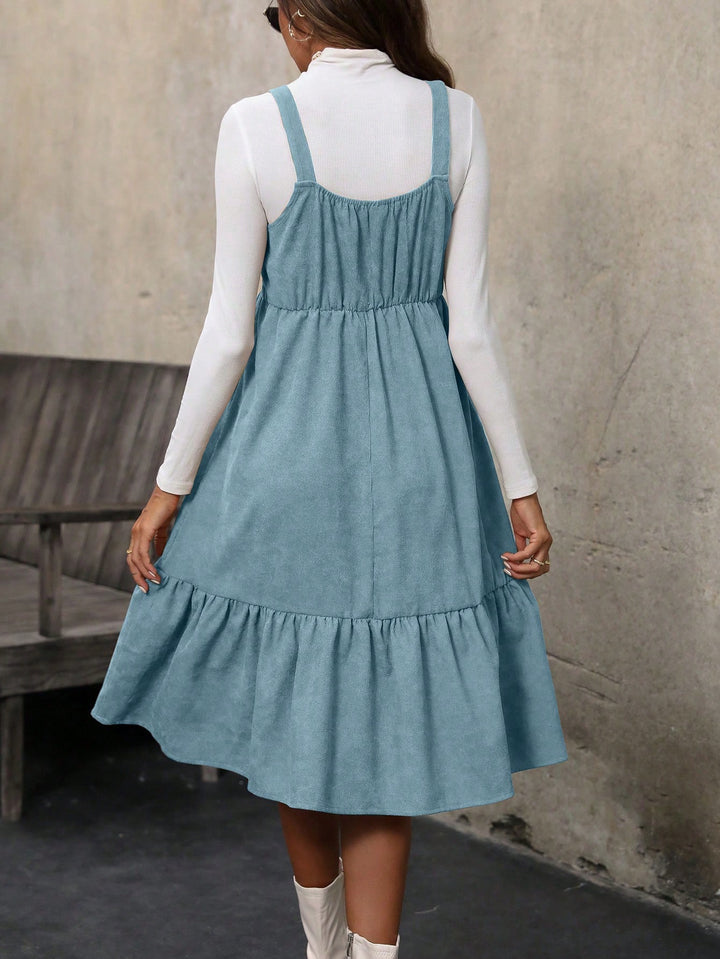 Rochie midi SHEIN, albastru