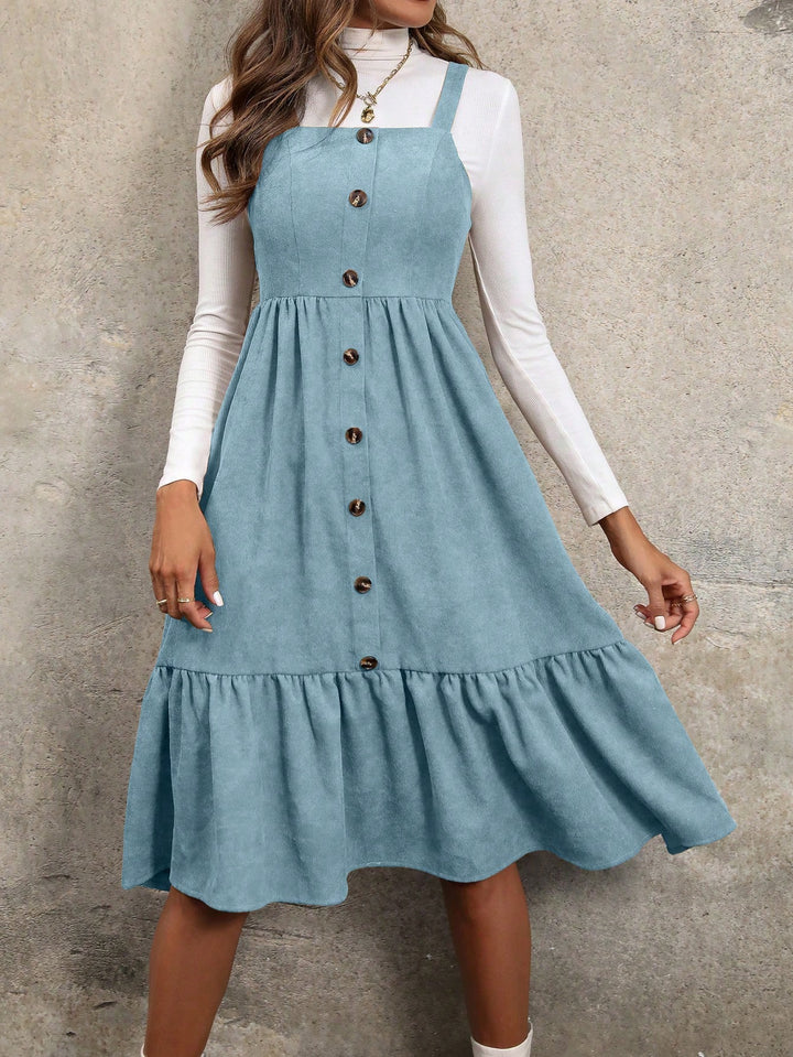 Rochie midi SHEIN, albastru