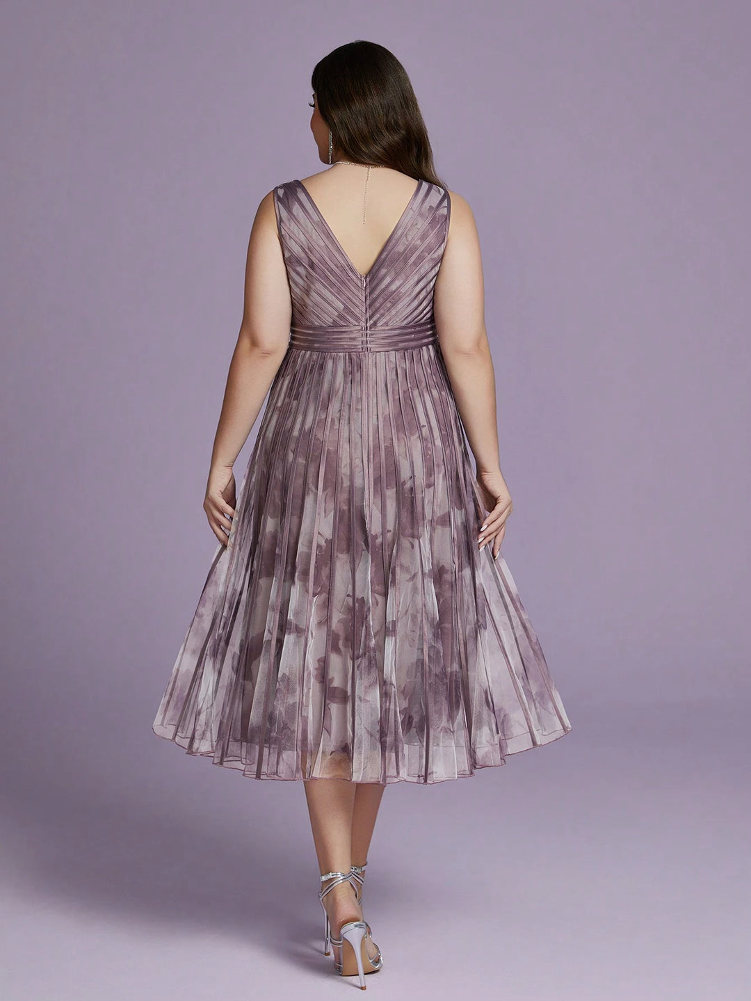 Rochie midi SHEIN, mov