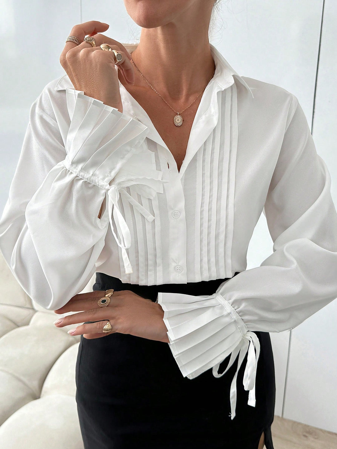 Bluza SHEIN, alb