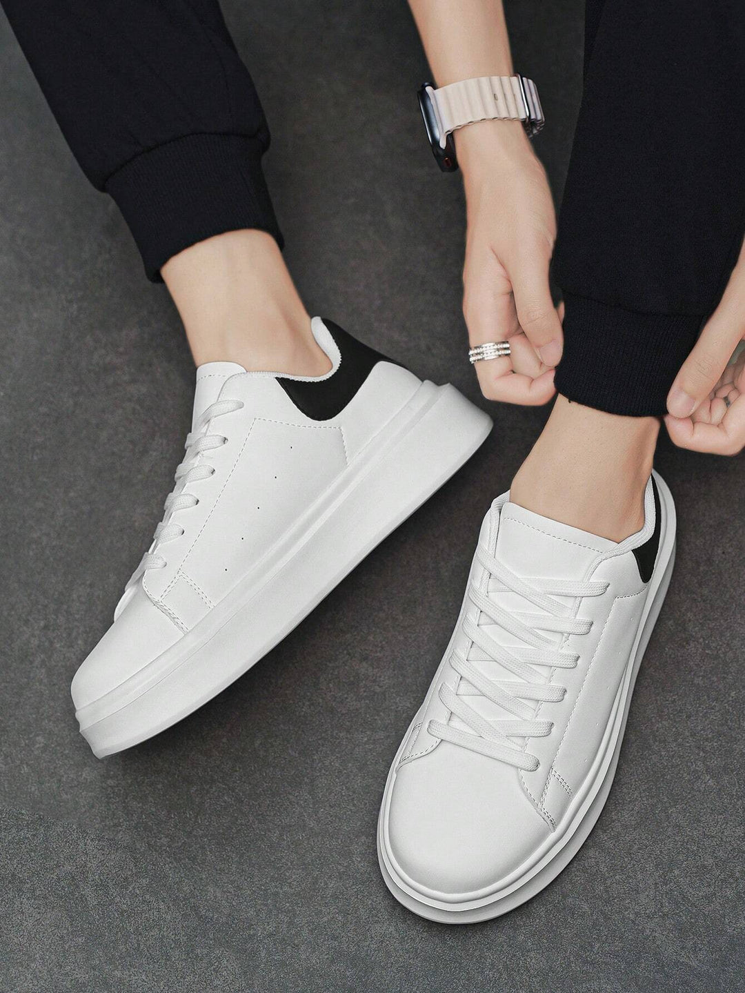 Pantofi sport SHEIN, alb
