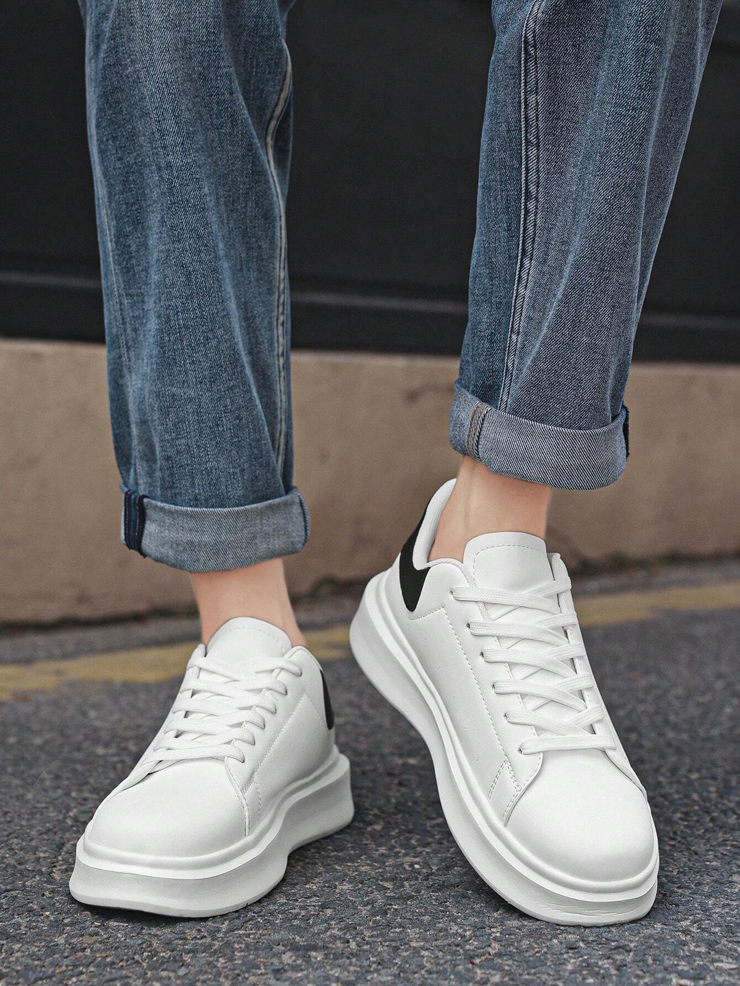 Pantofi sport SHEIN, alb