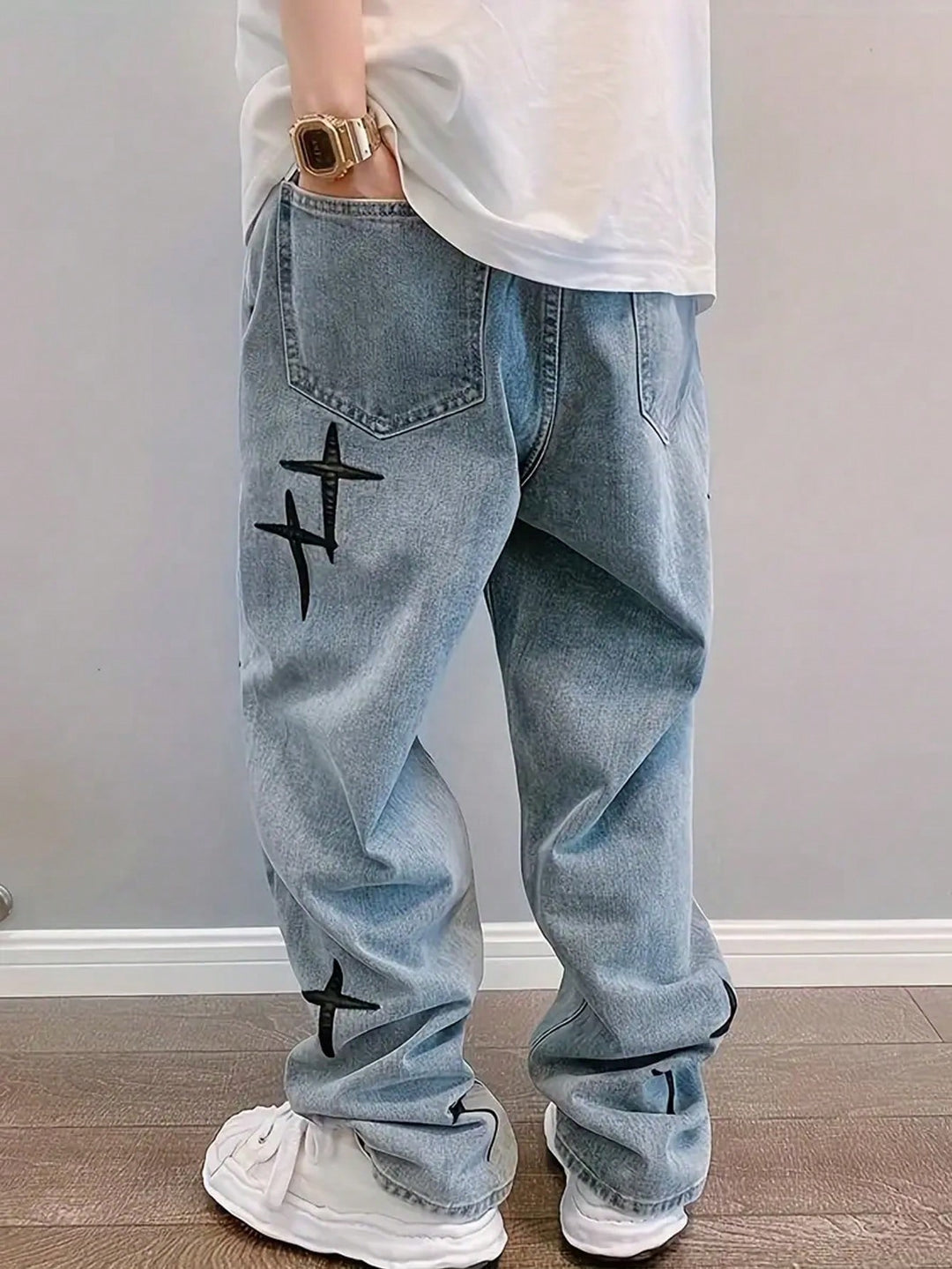 Jeans SHEIN, albastru
