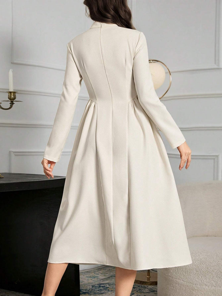 Rochie midi Shein, crem