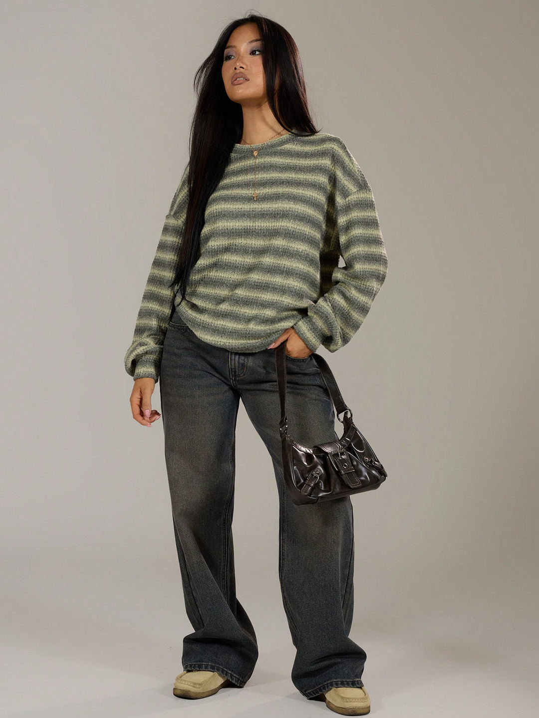 Pulover SHEIN, verde