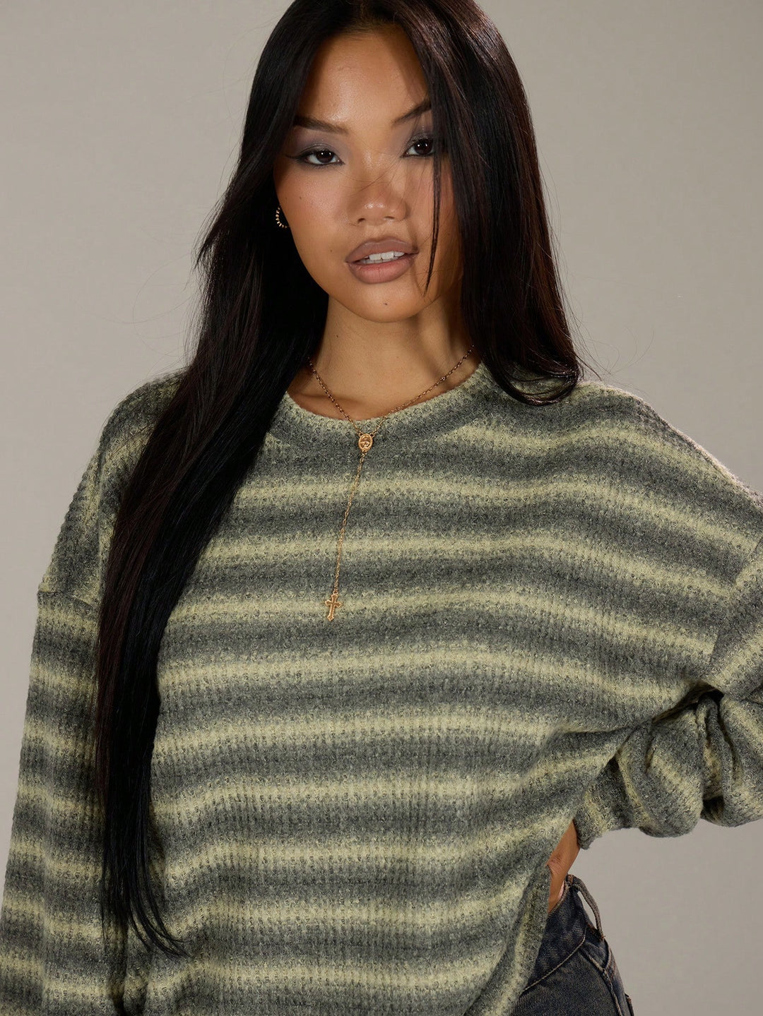 Pulover SHEIN, verde