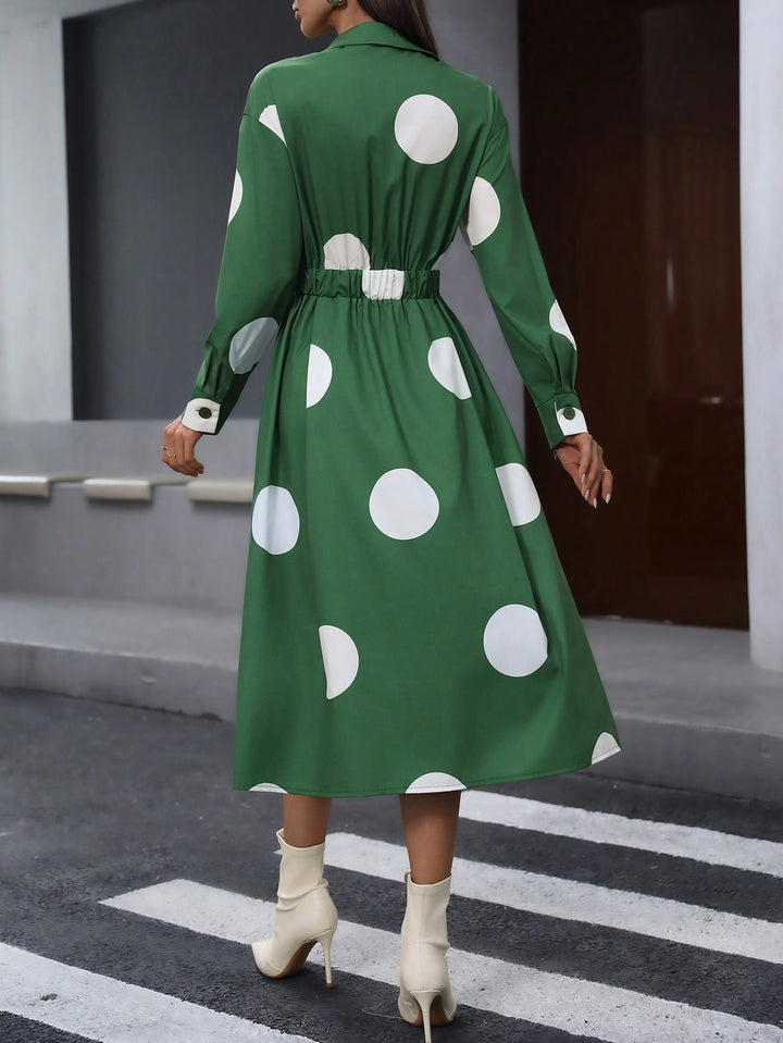 Rochie midi SHEIN, verde