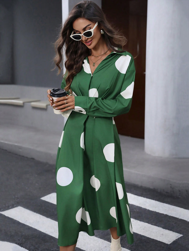 Rochie midi SHEIN, verde