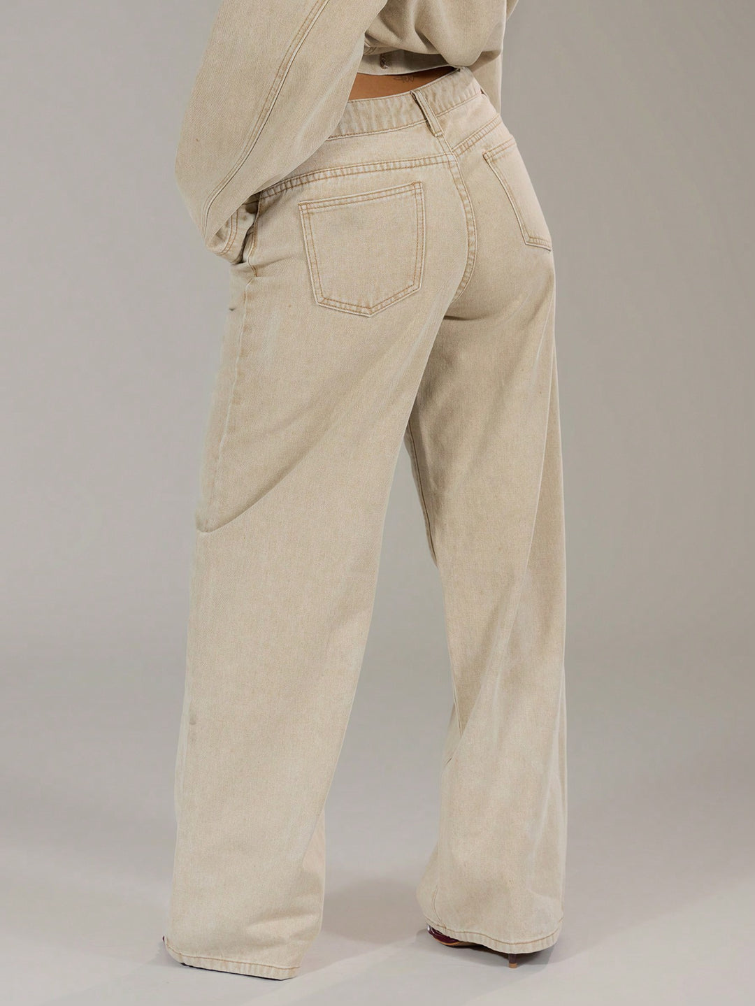 Jeans SHEIN, kaki
