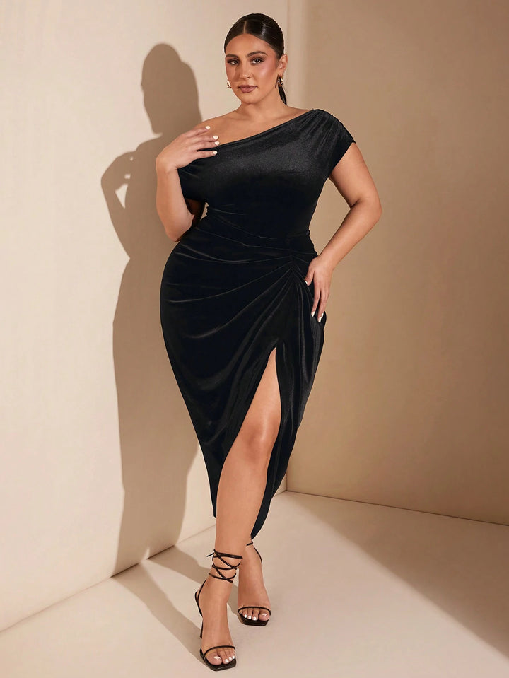 Rochie midi SHEIN, negru