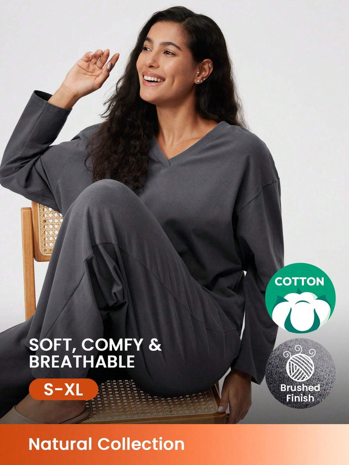 Compleu pijamale SHEIN, gri
