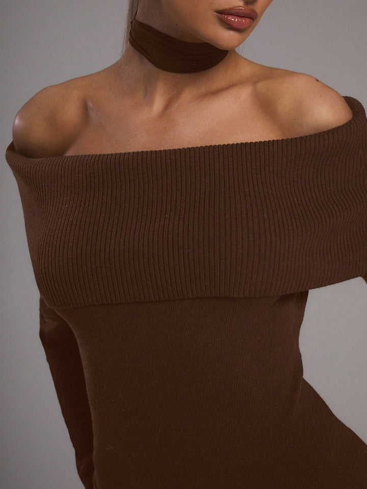 Rochie SHEIN, maro