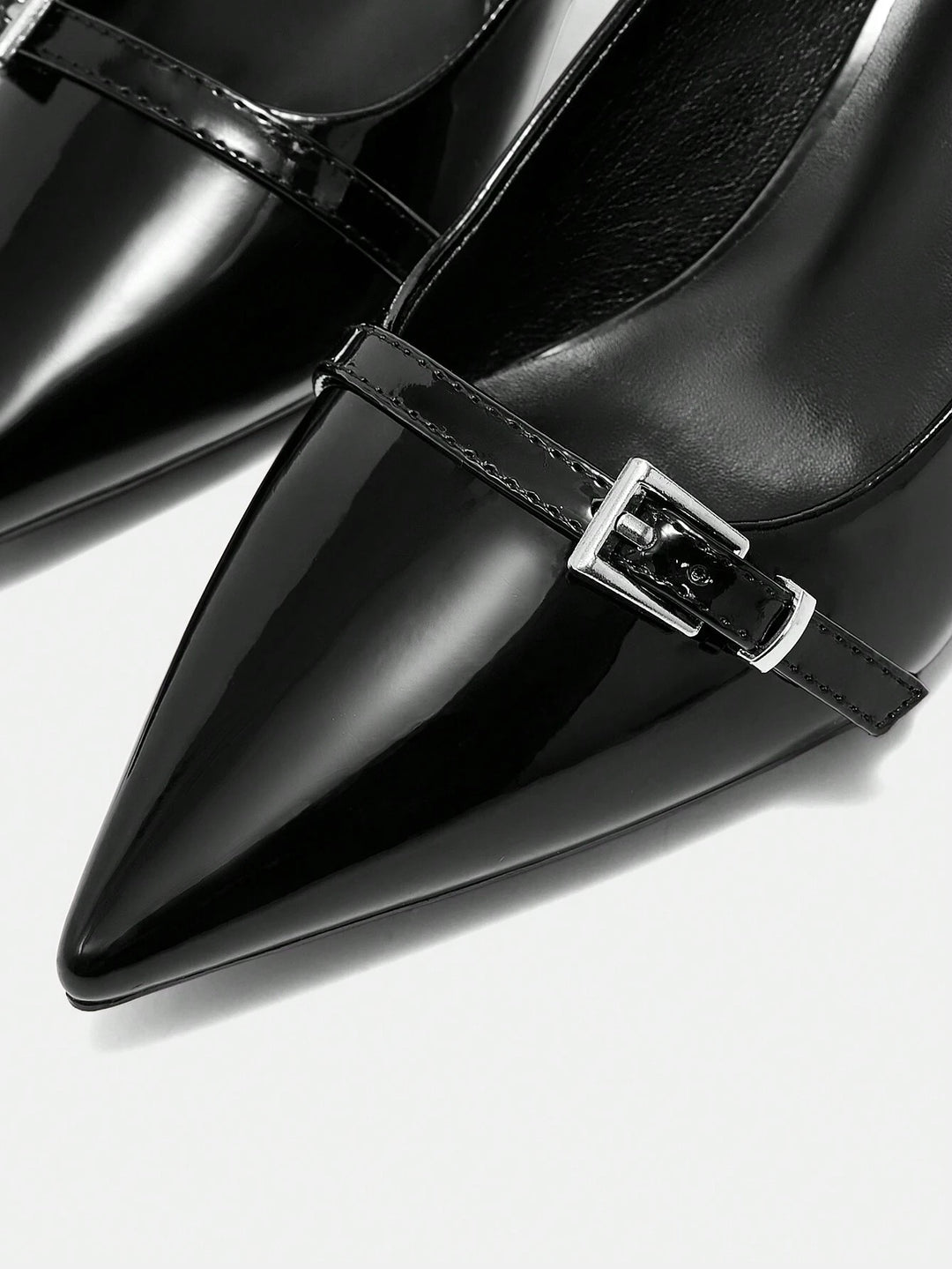 Pantofi cu toc SHEIN, negru