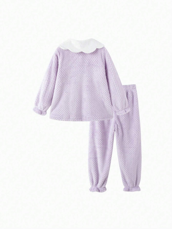 Compleu pijamale SHEIN, mov