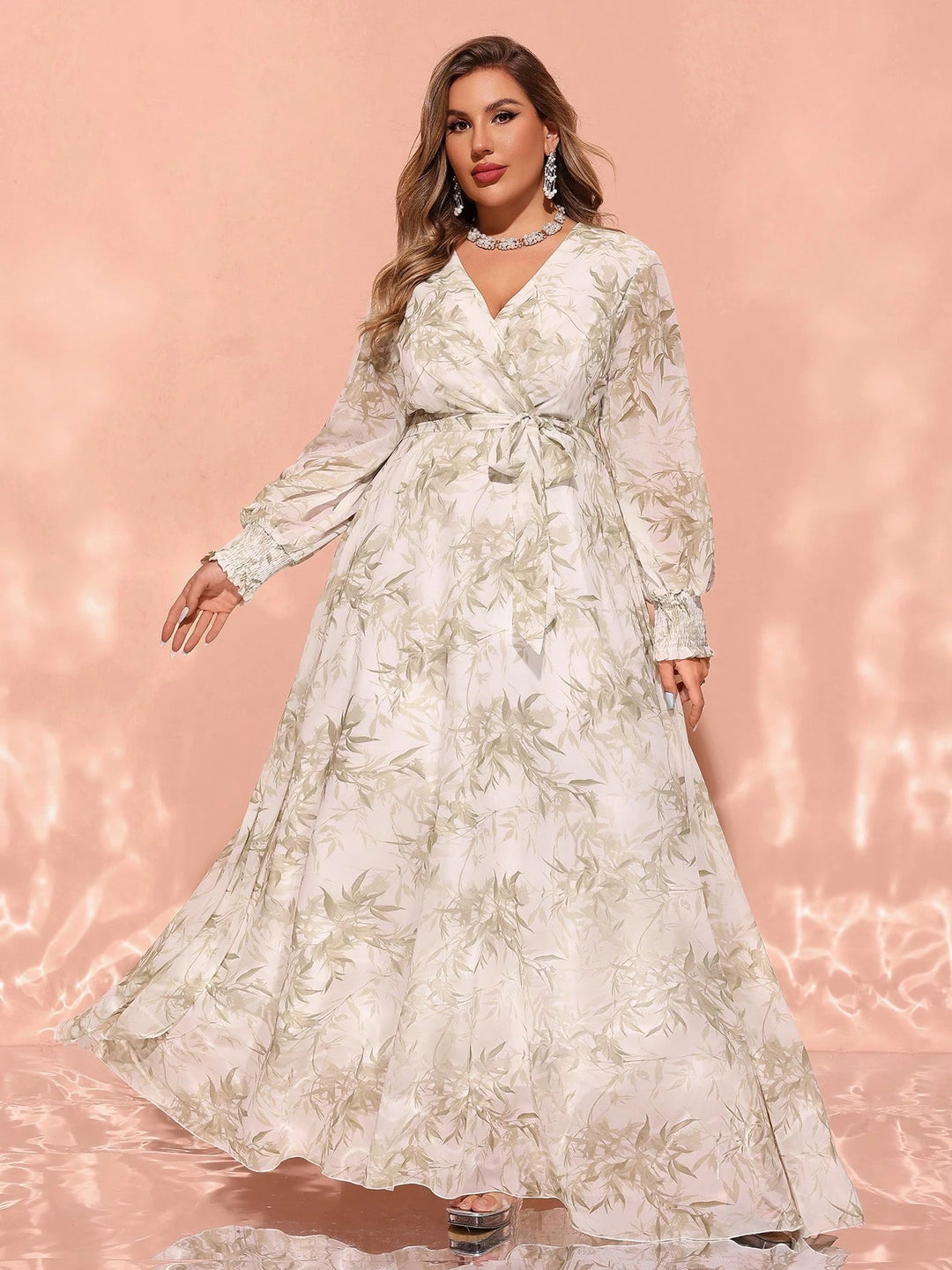 Rochie maxi SHEIN, mix culori