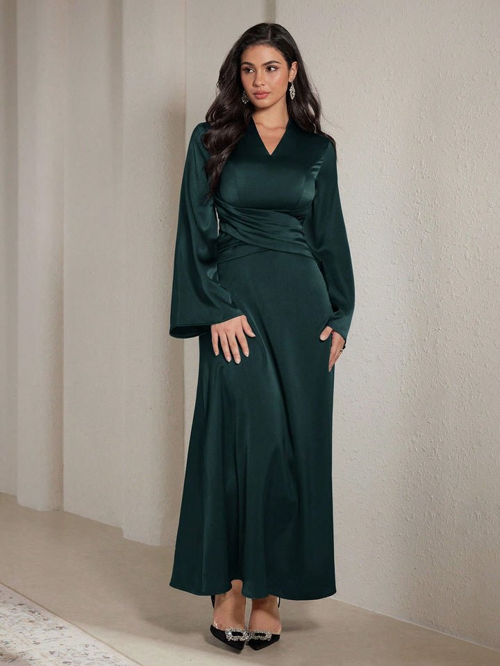 Rochie maxi SHEIN, verde
