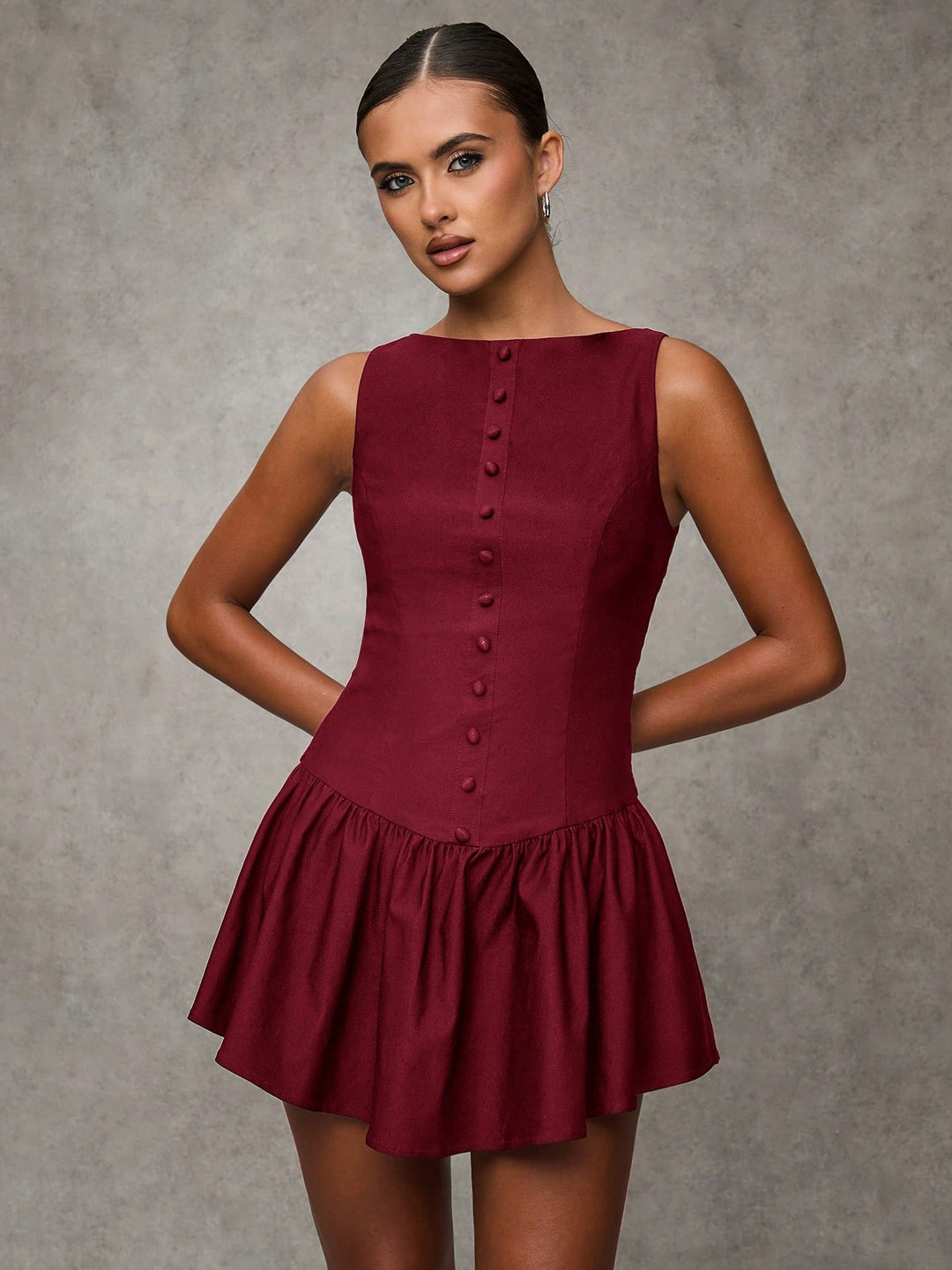 Rochie mini SHEIN, vișiniu