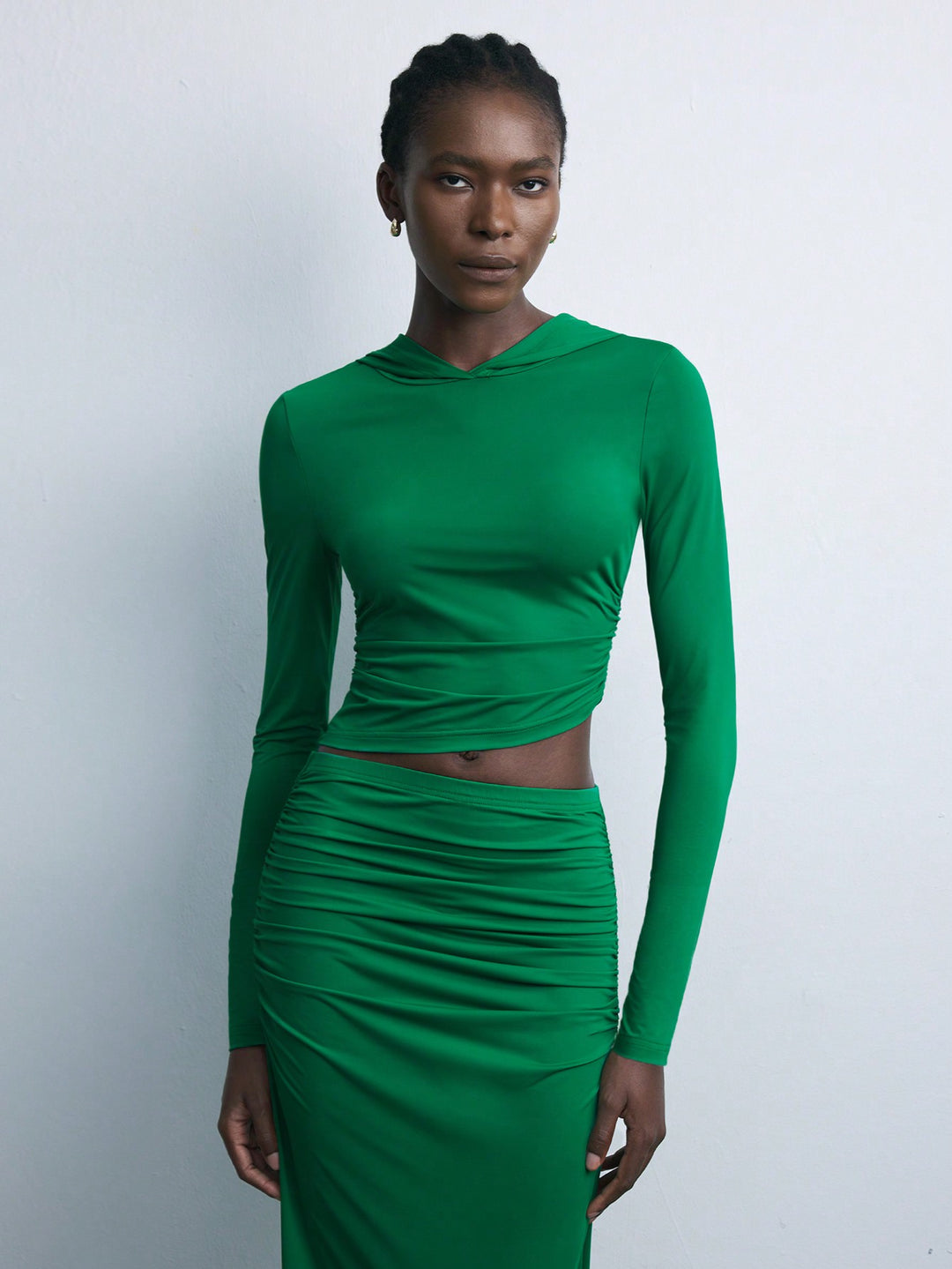Top SHEIN, verde