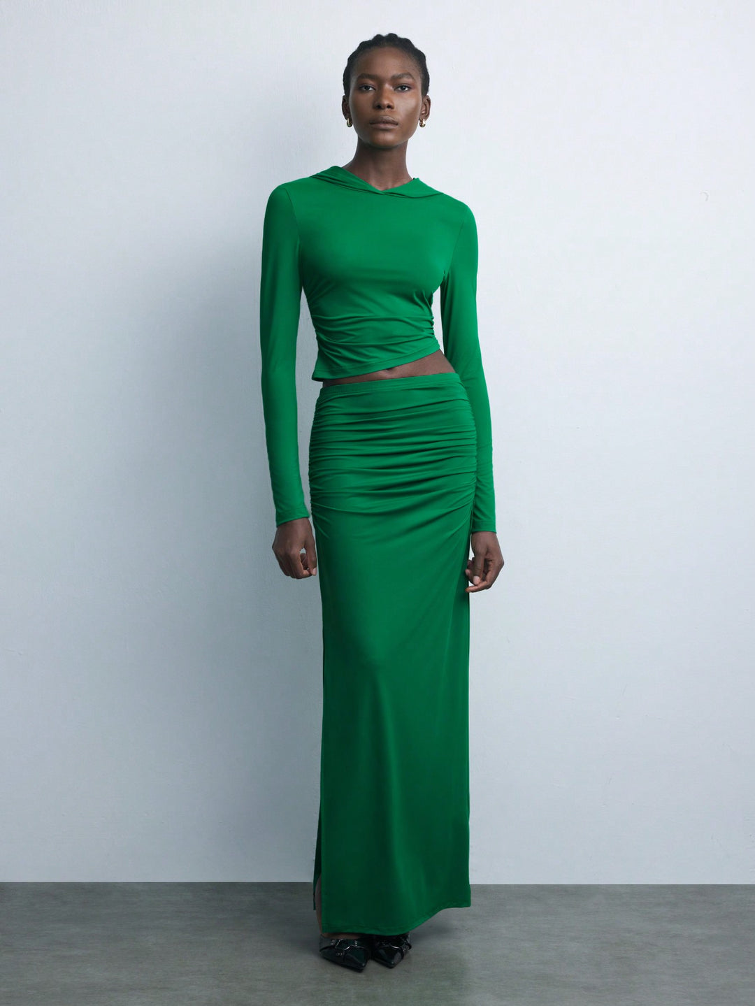 Top SHEIN, verde