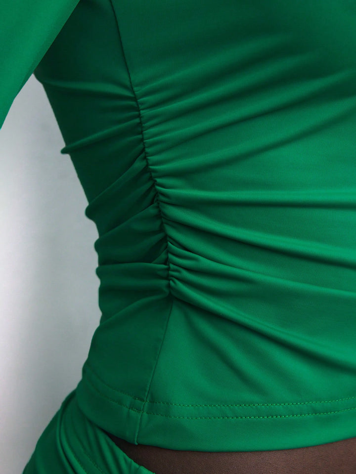 Top SHEIN, verde