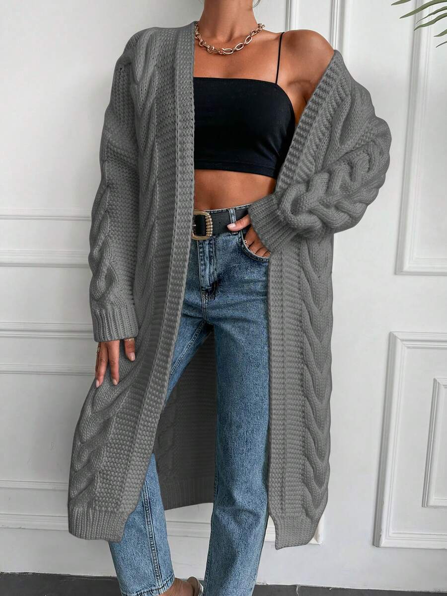 Cardigan SHEIN, gri