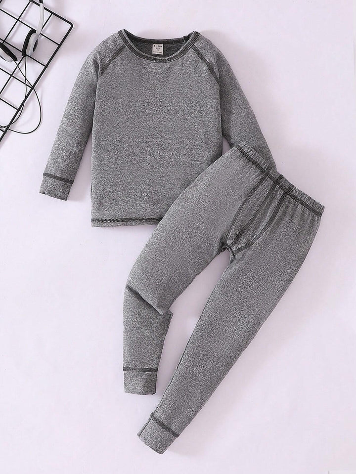 Compleu pijamale SHEIN, gri
