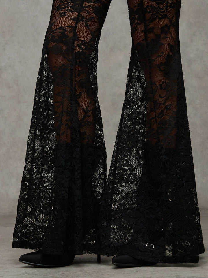 Pantaloni SHEIN, negru