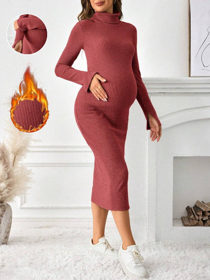 Rochie midi SHEIN, cărămiziu