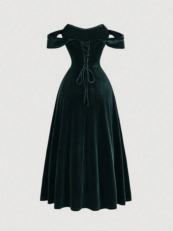 Rochie maxi SHEIN, verde